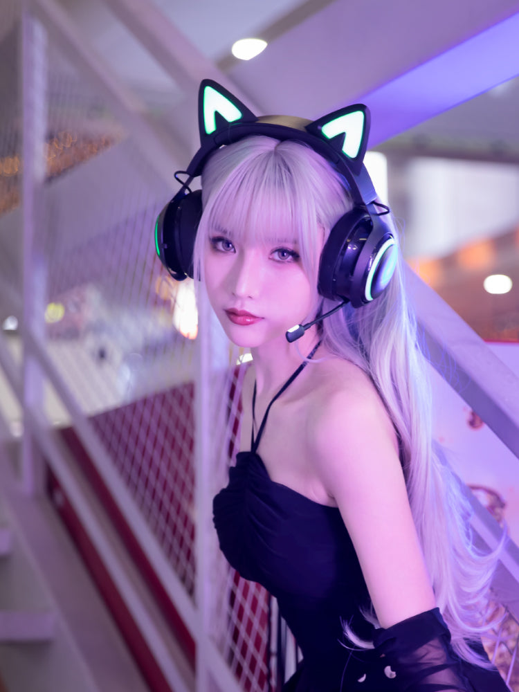 Net Red Same Style Luminous Cat Ear Headphones