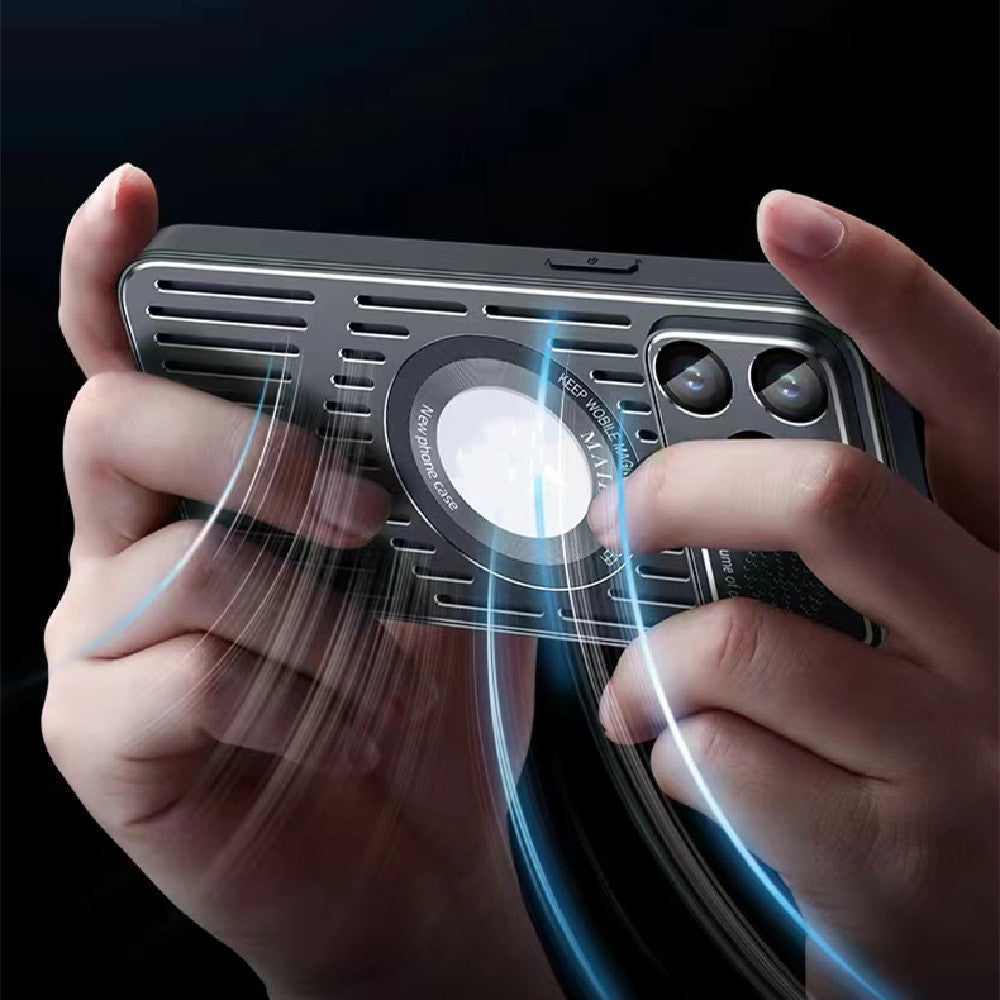 Cooling Magnetic Mobile Phone Large Window Protective Cover