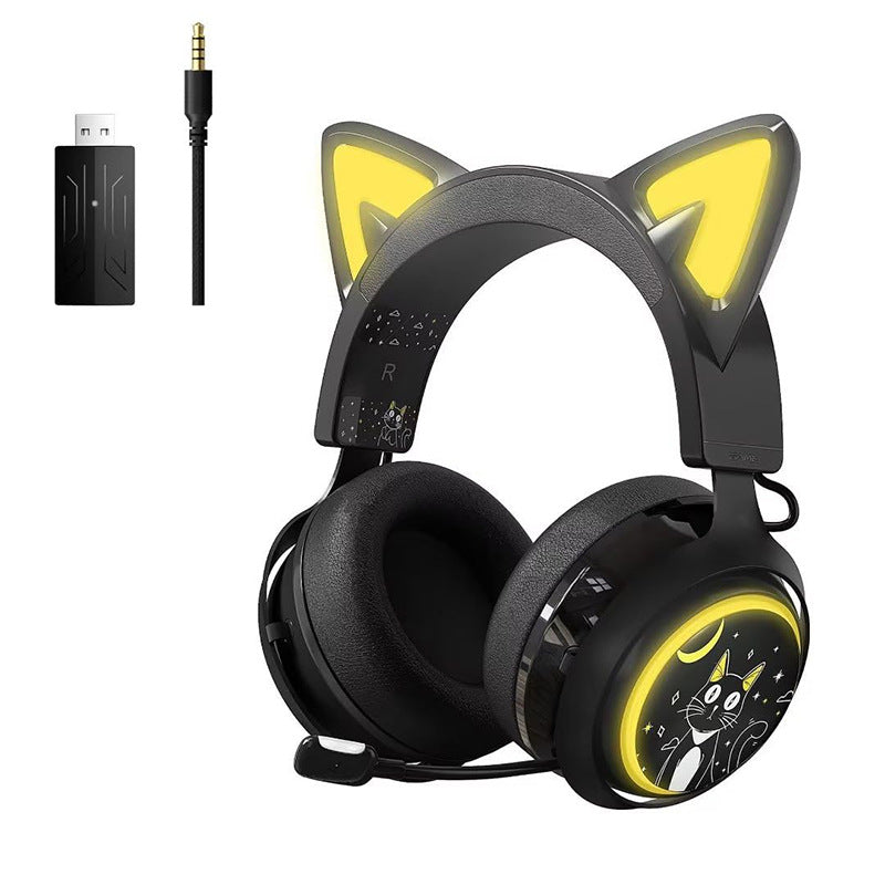 Net Red Same Style Luminous Cat Ear Headphones