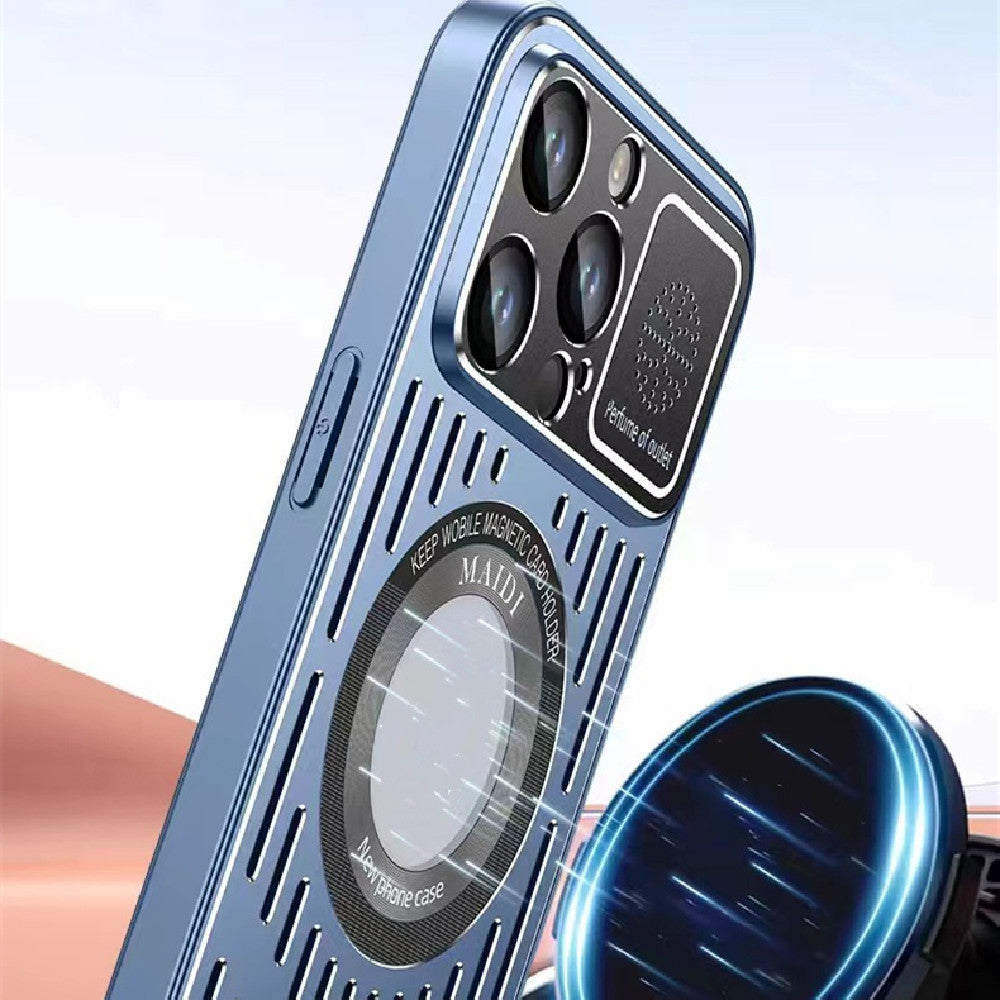 Cooling Magnetic Mobile Phone Large Window Protective Cover