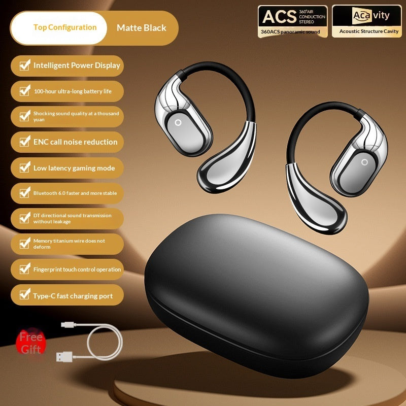 New Bone-conduction True Wireless Bluetooth Earphones