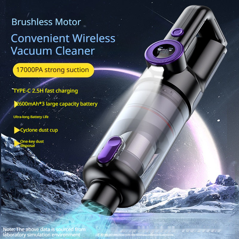 Handheld Portable Cordless Brushless Vacuum Cleaner For Home And Car
