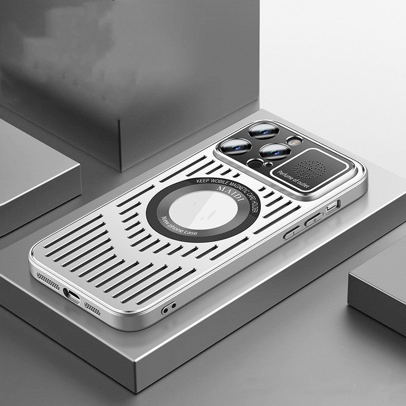 Cooling Magnetic Mobile Phone Large Window Protective Cover