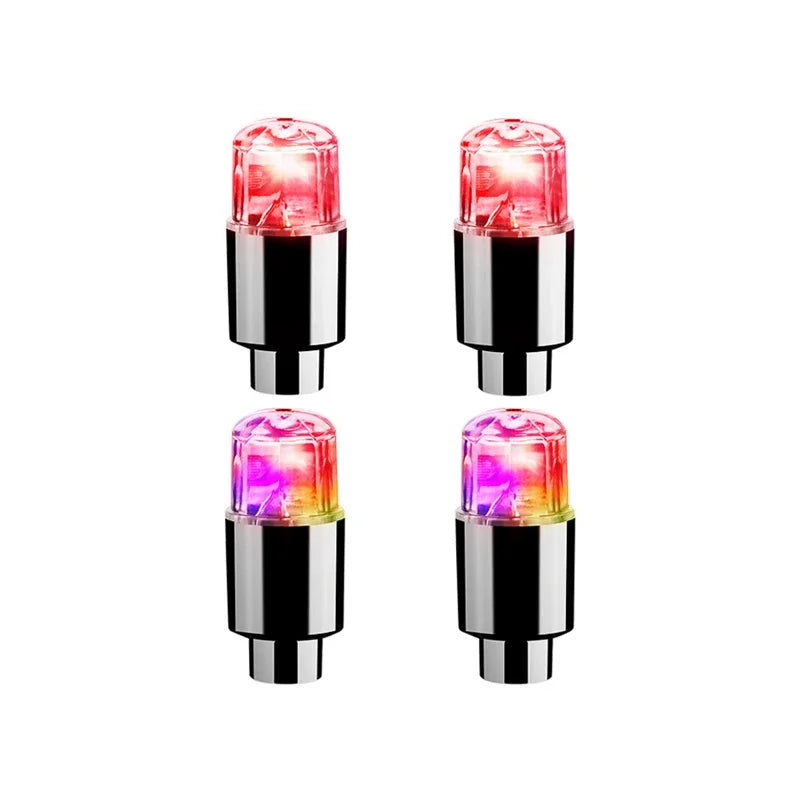 2/4/8Pcs Tire Valve Cap Lights Durable Tire Lights For Car Air Valve Caps With Lights For Motorcycles Bicycles Electric Vehicles