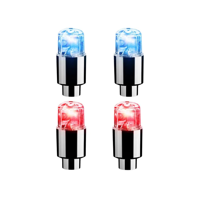 2/4/8Pcs Tire Valve Cap Lights Durable Tire Lights For Car Air Valve Caps With Lights For Motorcycles Bicycles Electric Vehicles