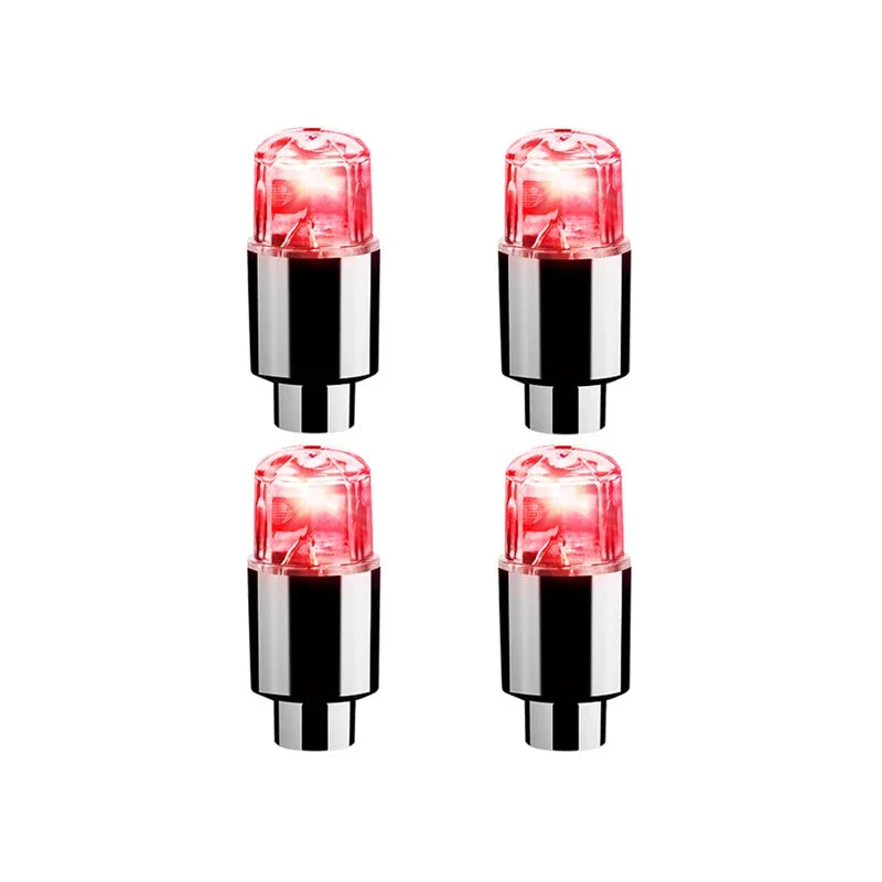 2/4/8Pcs Tire Valve Cap Lights Durable Tire Lights For Car Air Valve Caps With Lights For Motorcycles Bicycles Electric Vehicles