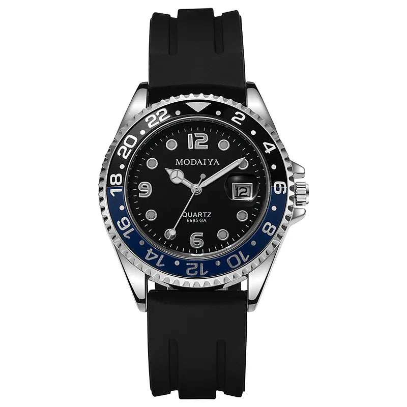 Fashion Men's Watches Date High-end Luxury Casual Sport Clock Classic Business Quartz Male Stainless Steel Wristwatches