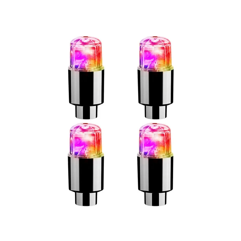 2/4/8Pcs Tire Valve Cap Lights Durable Tire Lights For Car Air Valve Caps With Lights For Motorcycles Bicycles Electric Vehicles