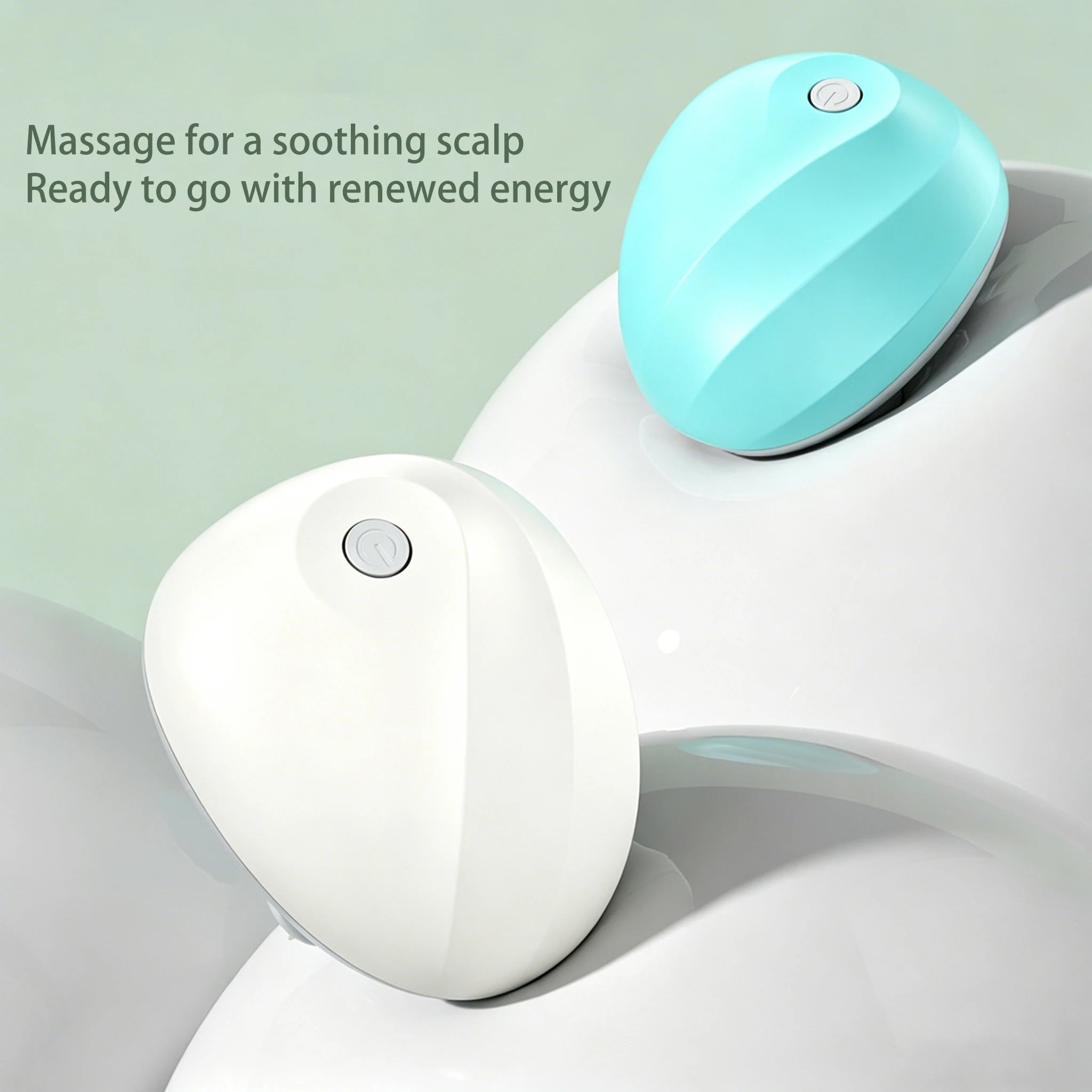Electric Deep Scalp Massager for Hair Growth & Cleaning, Cordless Head Massager with Soft Silicone Nodes, Portable & Washable,