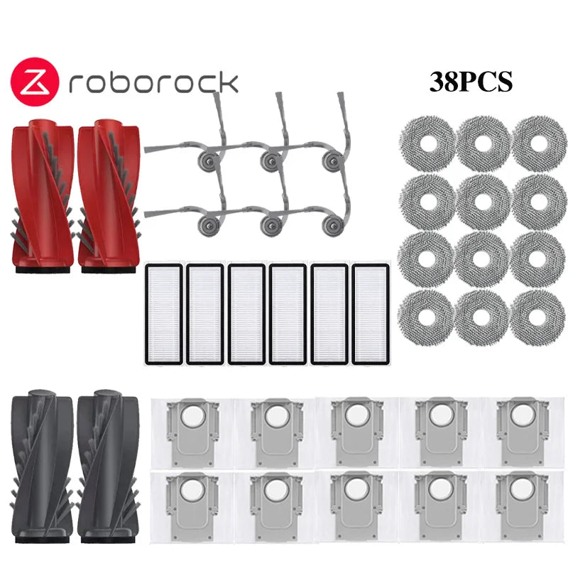 Roborock Qrevo Curv Robot Vacuum Cleaner Accessories Main Roller Side Brush Hepa Filter Mop Cloth Dust Bag Parts Replacement
