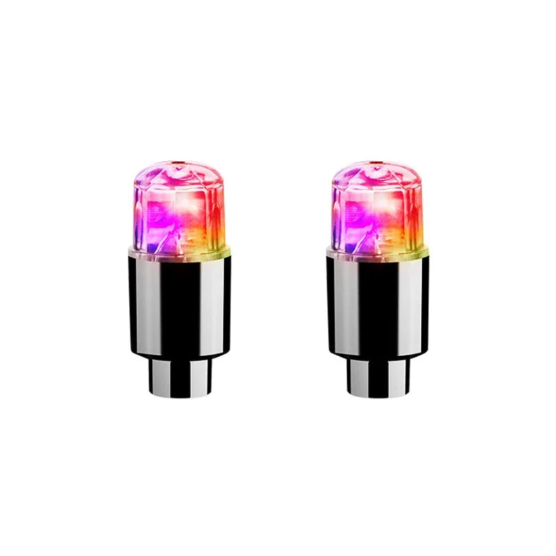 2/4/8Pcs Tire Valve Cap Lights Durable Tire Lights For Car Air Valve Caps With Lights For Motorcycles Bicycles Electric Vehicles