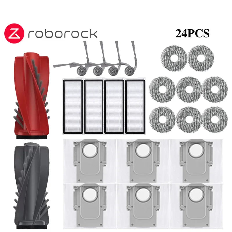 Roborock Qrevo Curv Robot Vacuum Cleaner Accessories Main Roller Side Brush Hepa Filter Mop Cloth Dust Bag Parts Replacement