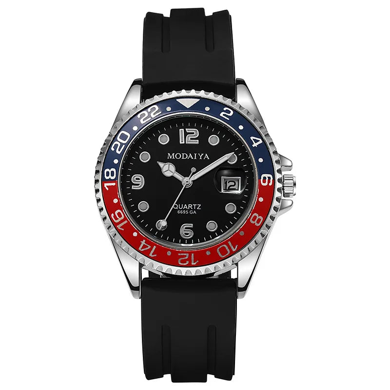Fashion Men's Watches Date High-end Luxury Casual Sport Clock Classic Business Quartz Male Stainless Steel Wristwatches