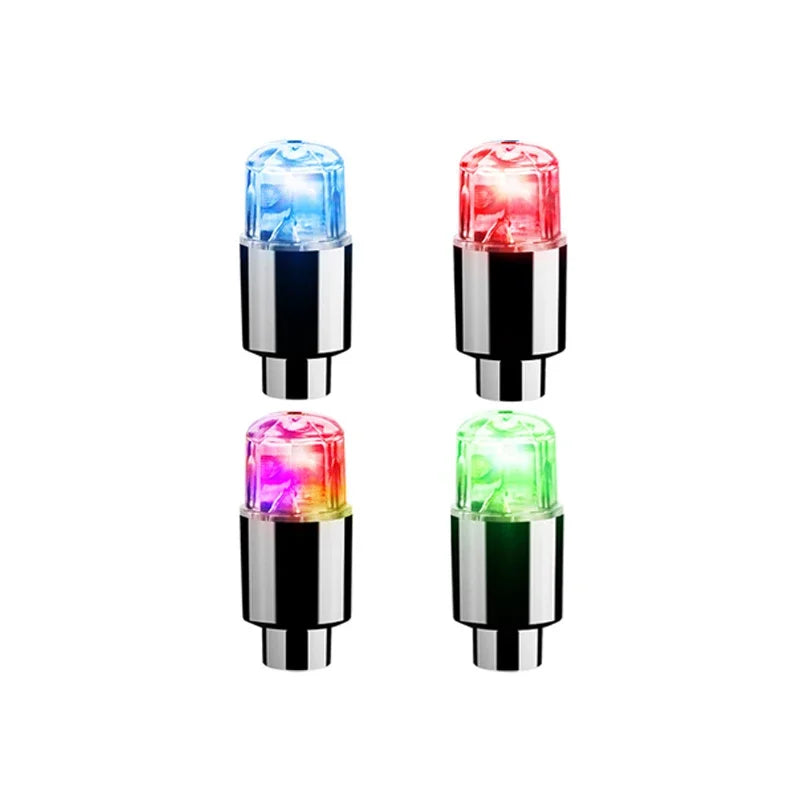 2/4/8Pcs Tire Valve Cap Lights Durable Tire Lights For Car Air Valve Caps With Lights For Motorcycles Bicycles Electric Vehicles
