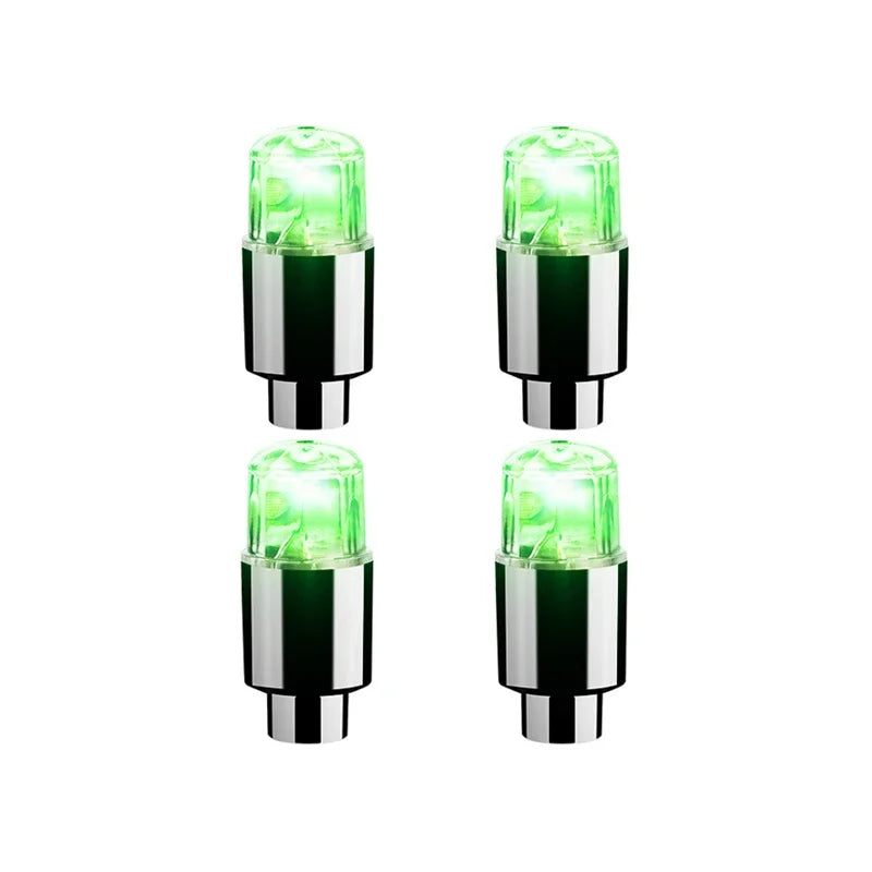 2/4/8Pcs Tire Valve Cap Lights Durable Tire Lights For Car Air Valve Caps With Lights For Motorcycles Bicycles Electric Vehicles