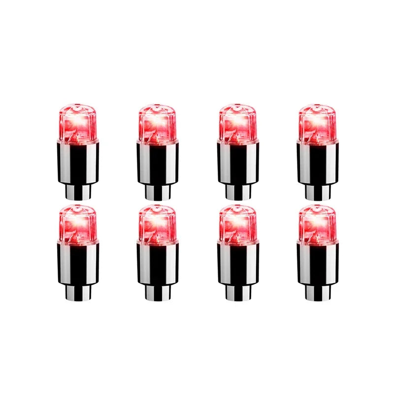 2/4/8Pcs Tire Valve Cap Lights Durable Tire Lights For Car Air Valve Caps With Lights For Motorcycles Bicycles Electric Vehicles