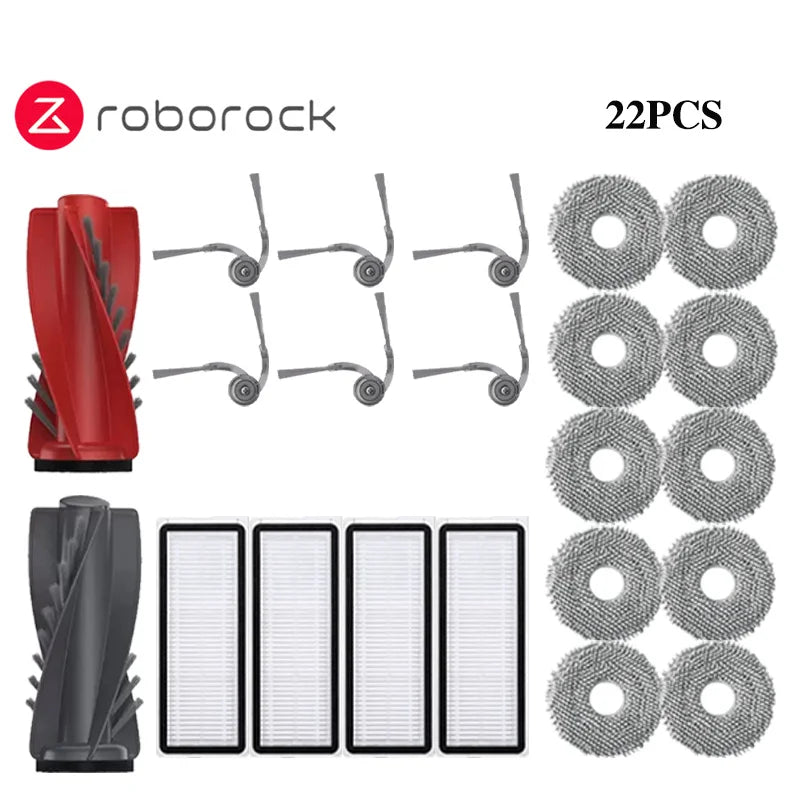 Roborock Qrevo Curv Robot Vacuum Cleaner Accessories Main Roller Side Brush Hepa Filter Mop Cloth Dust Bag Parts Replacement