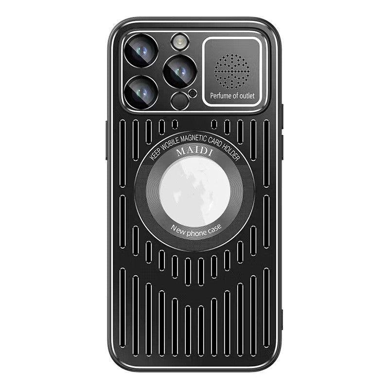Cooling Magnetic Mobile Phone Large Window Protective Cover