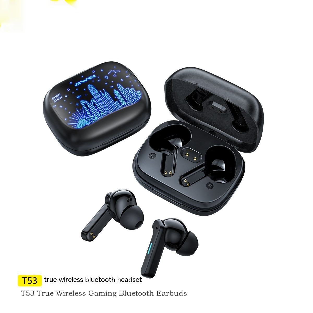 AWEI T53ANC Active Noise Reduction ENC Noise Reduction True Wireless Tws Bluetooth Headset
