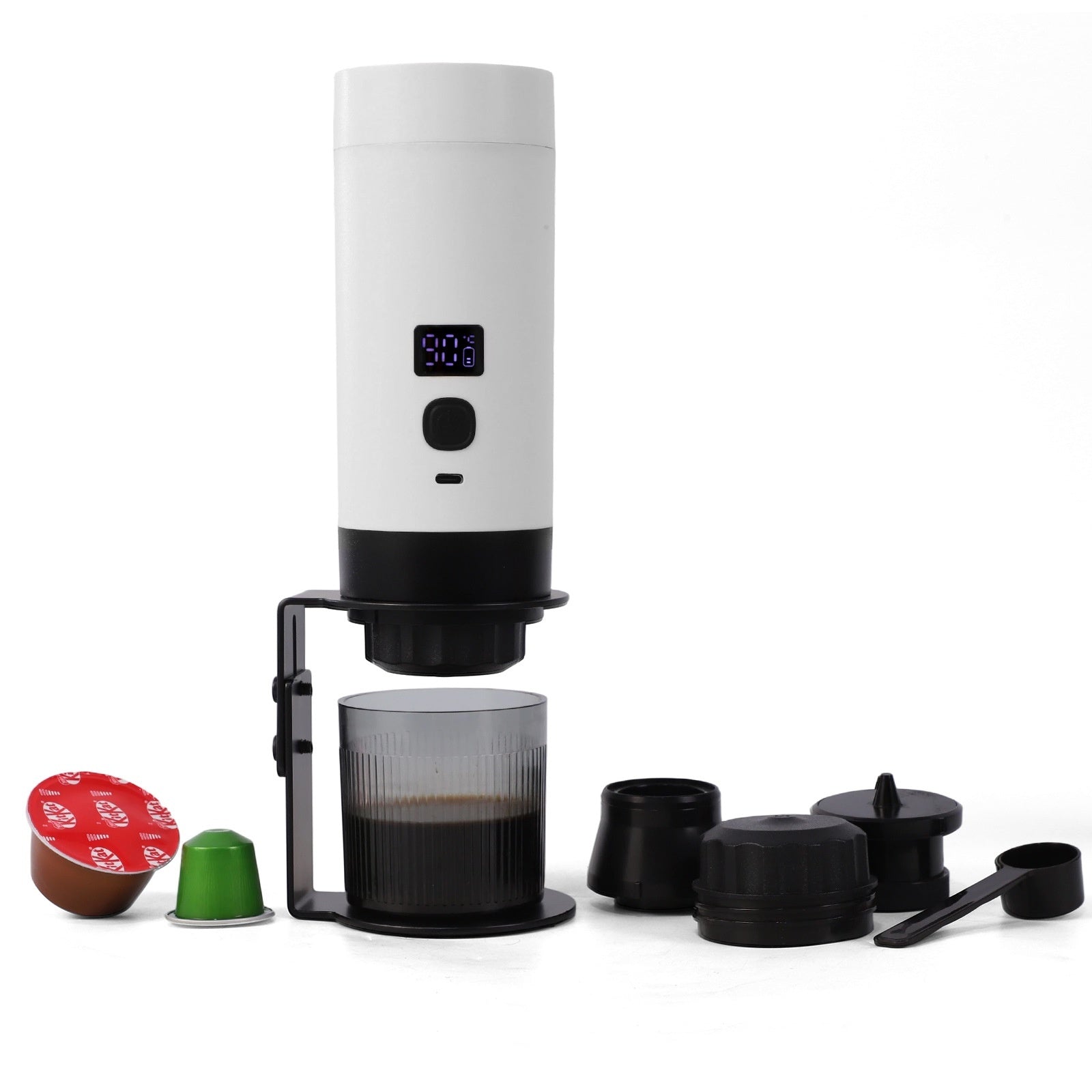 Wireless Coffee Maker Household Fully Automatic Portable Compact Heating Espresso Capsule Coffee Machine