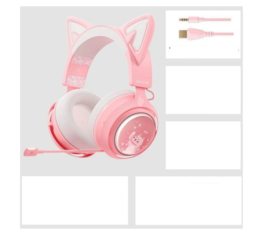 Net Red Same Style Luminous Cat Ear Headphones